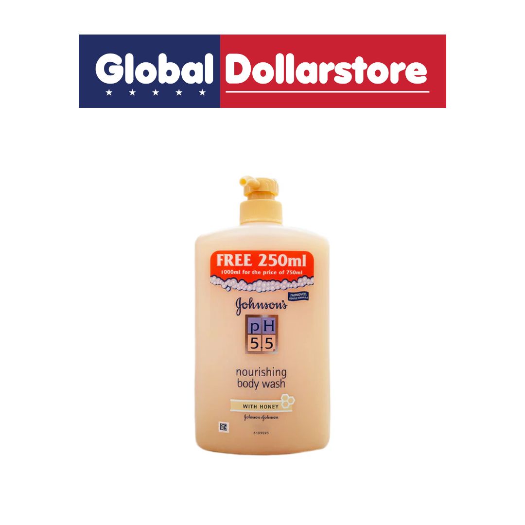 JOHNSON'S NOURISHING HONEY PH 5.5 BODYWASH1L