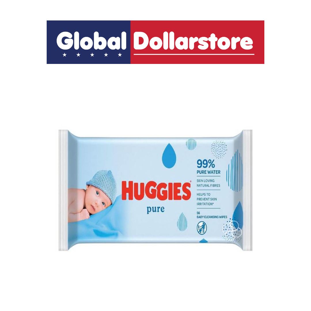 HUGGIES PURE BABY WIPES56s