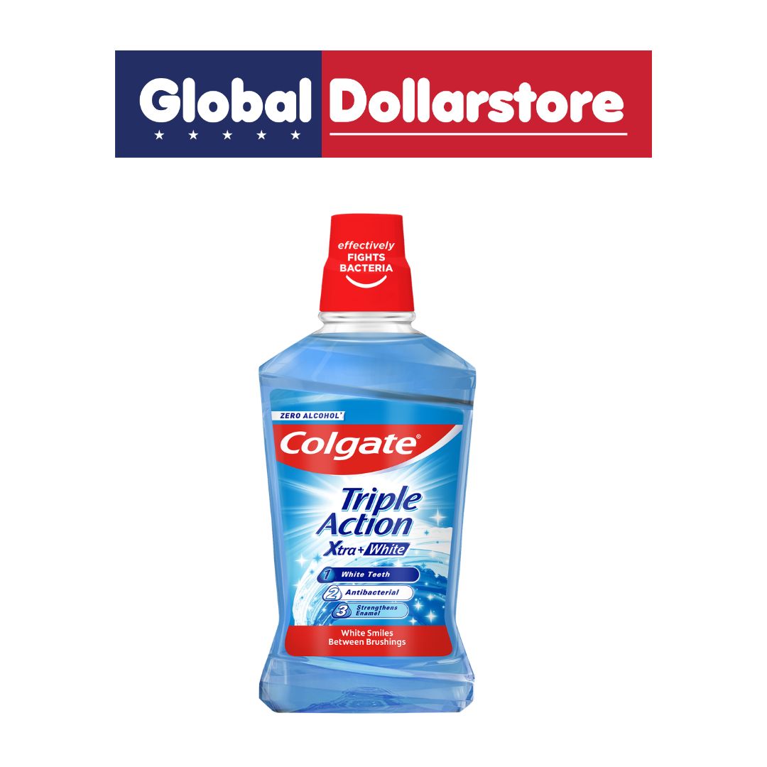 COLGATE TRIPLE ACTION XTRA WHITE MOUTHWASH 500ML