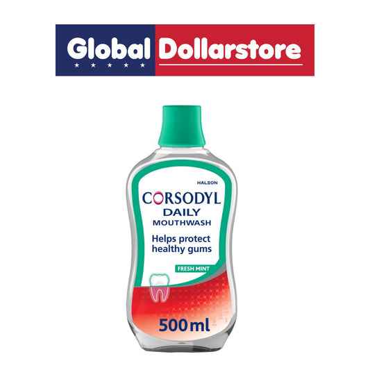 CORSODYL DAILY FRESH MINT ALCOHOL FREE MOUTHWASH 500ML