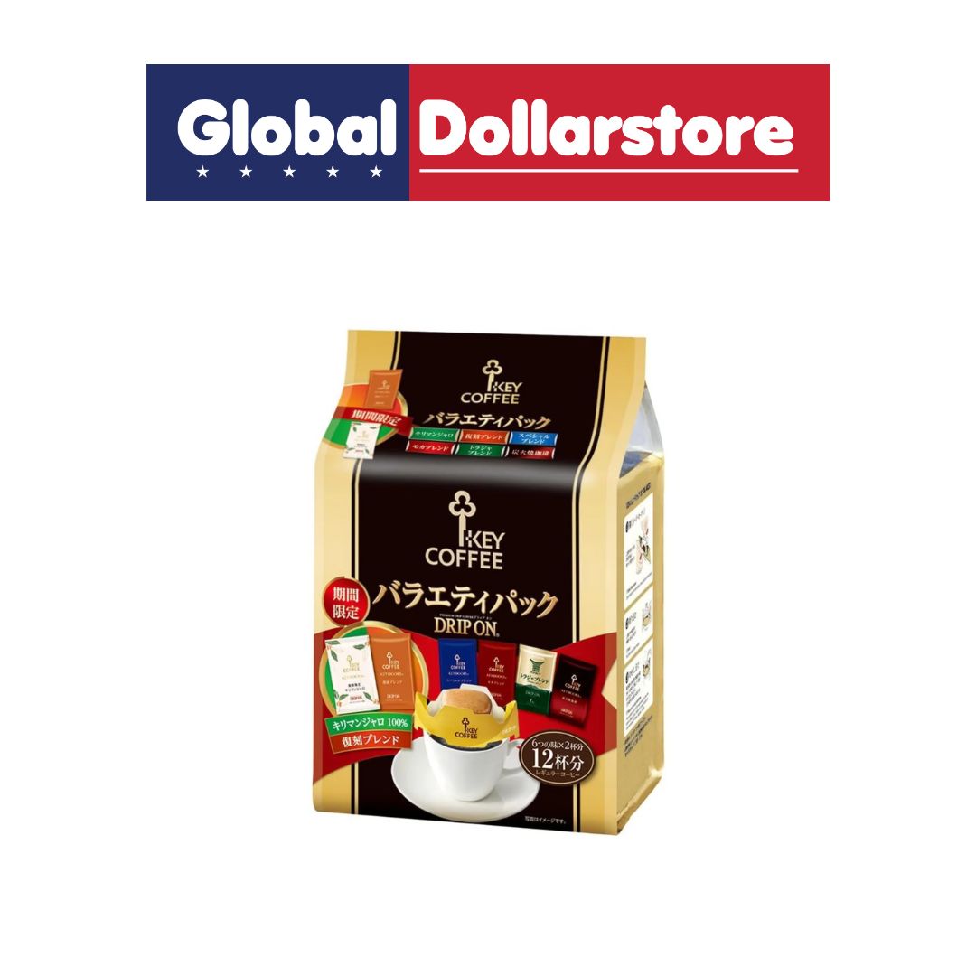 KEY COFFEE DRIP ON VARIETY PACK 12S 8G/12