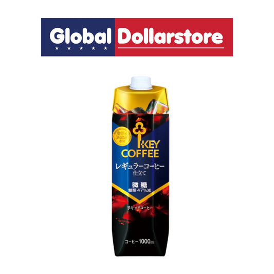 KEY COFFEE RTD  LESS SUGAR 1000ML/12