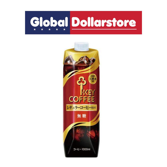 KEY COFFEE RTD  NON SUGAR 1000ML/12