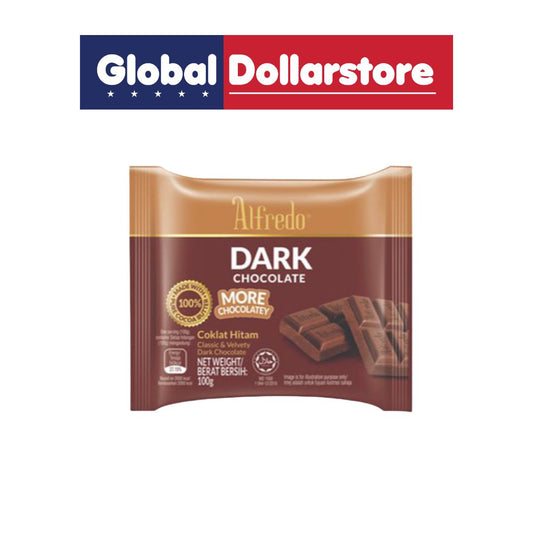 ALFREDO BAR DARK CHOCOLATE 100G/12