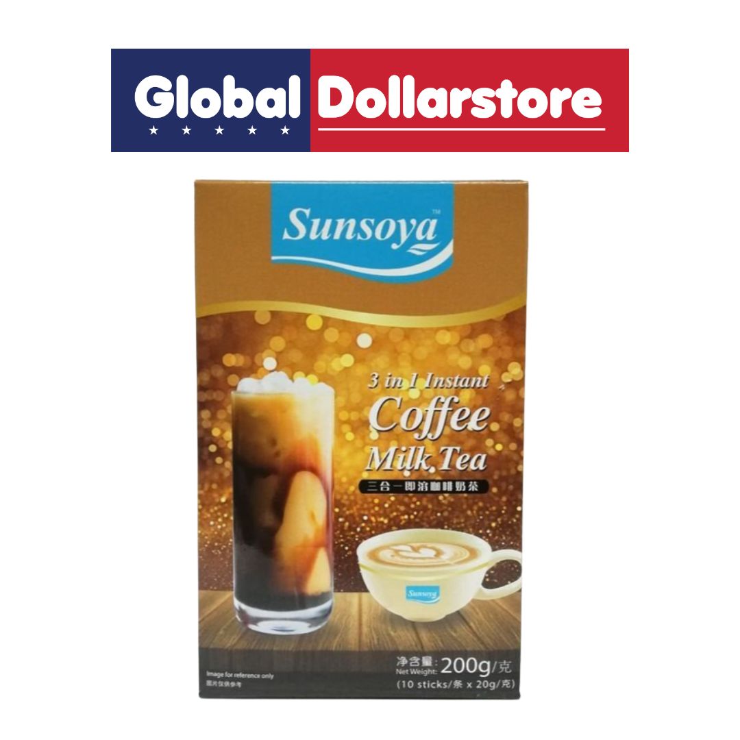 SUN SOYA MILK TEA-COFFEE 10'S 200G/12