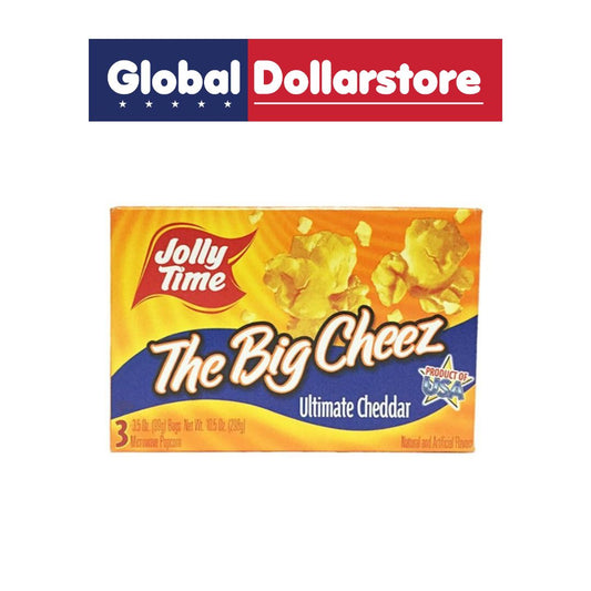 JOLLYTIME MICROWAVE POP CORN CHEESE 10.5OZ/12