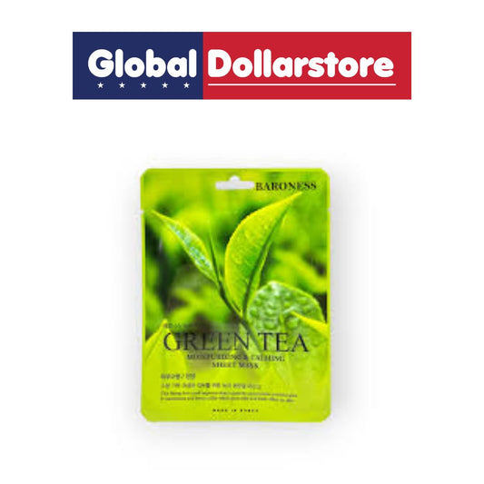 BARONESS  GREEN TEA MASK SHEET 21G/10
