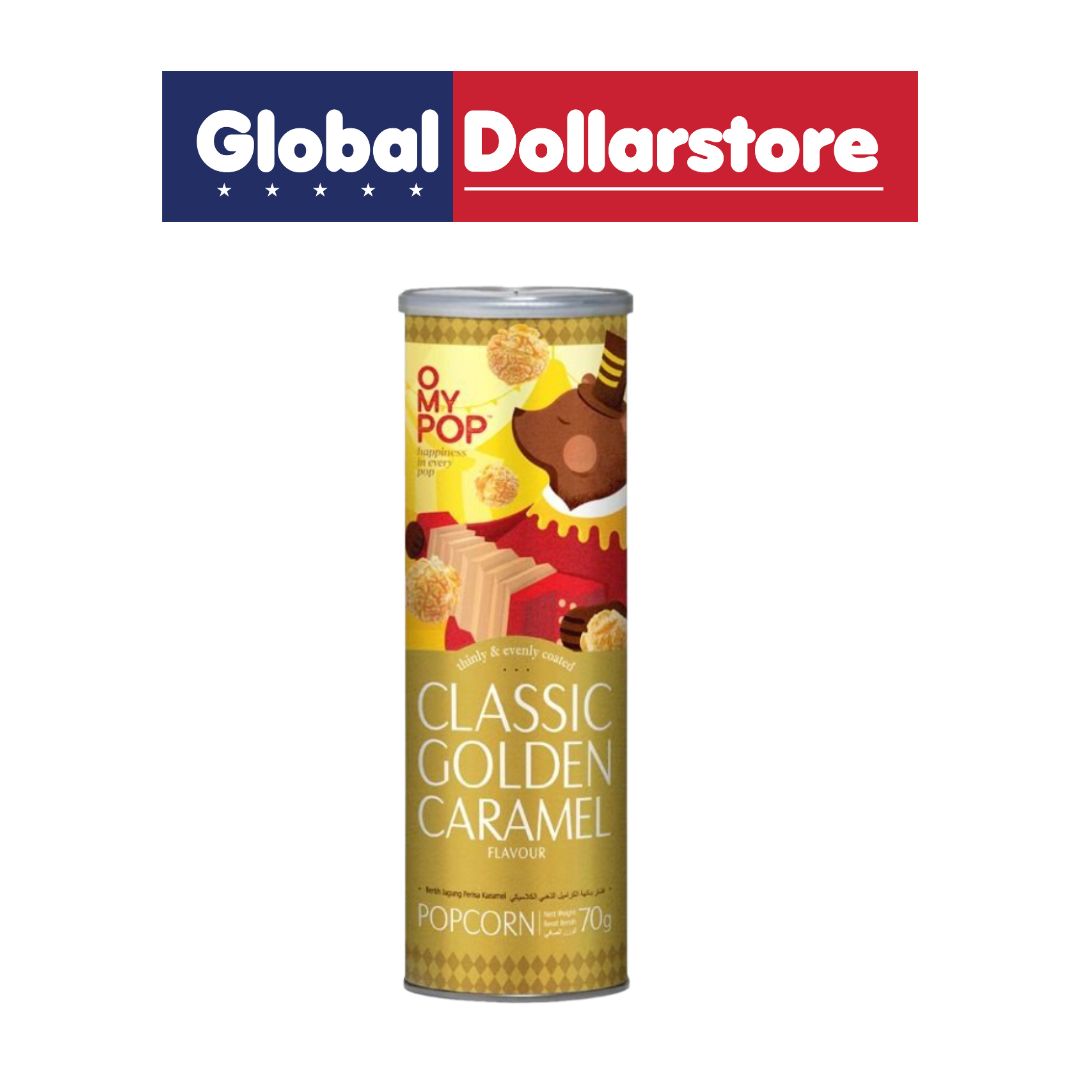 OMYPOP POPCORN GOLDEN CARAMEL 70G/12