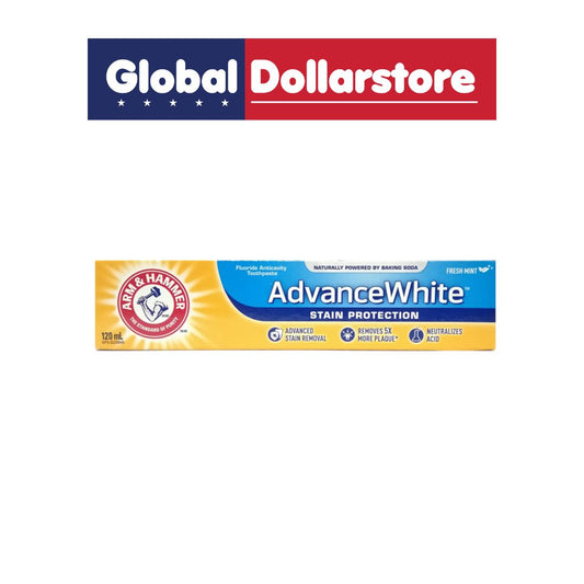 ARM & HAMMER DENTAL CARE EXTRA WHITENING TRIPLE POWER TOOTHPASTE 120ML/24