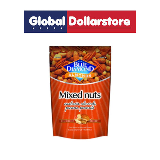 BLUE DIAMOND MIXED NUTS 150G/12