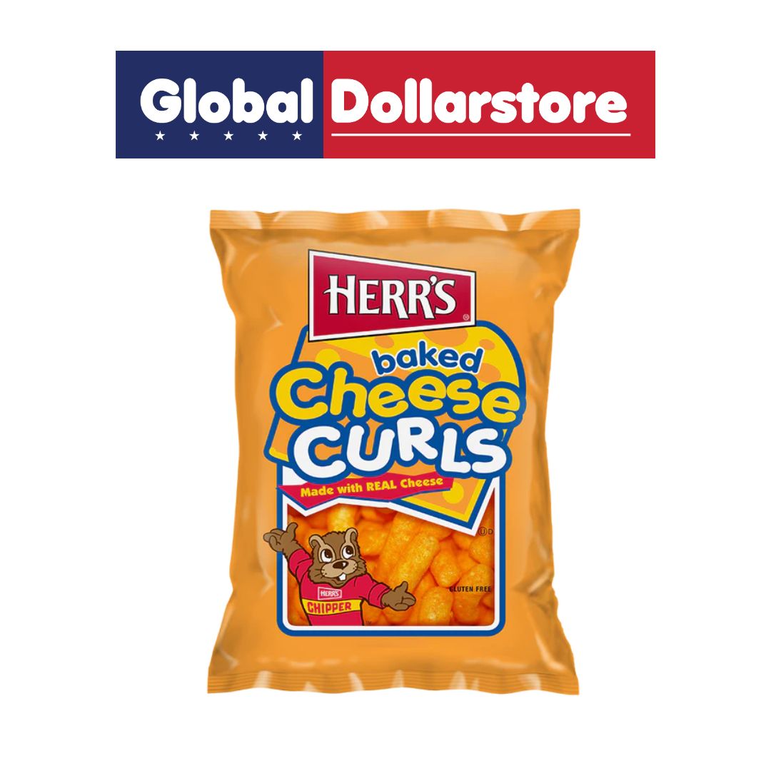 HERR'S BAKED CHEESE CURLS 6OZ/12