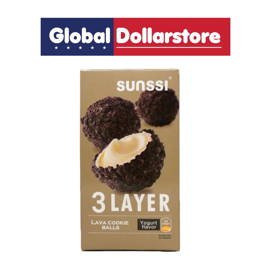 SUNSSI 3 LAYER LAVA COOKIE BALLS YOGURT 100G/24
