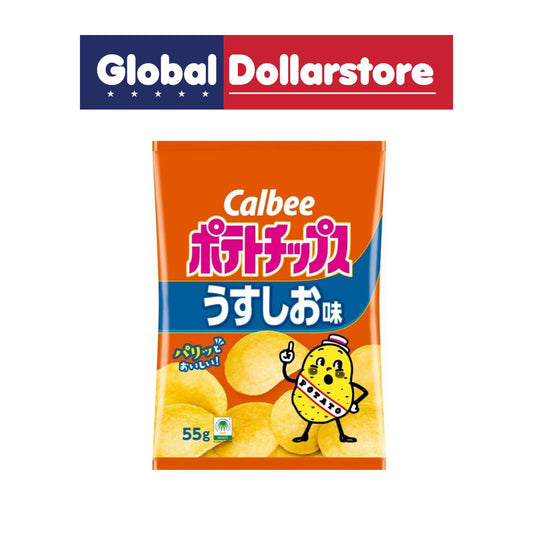 CALBEE POTATO CHIPS LIGHTLY SALTED 55G /16