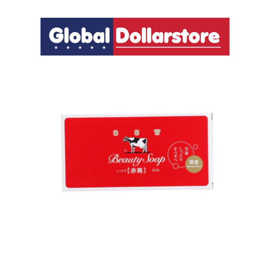 COW SOAP BEAUTY SOAP RED BOX 3PCS /48