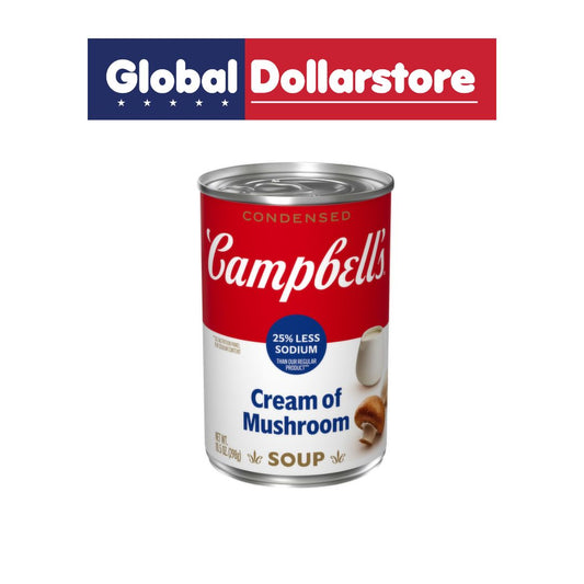 CAMPBELL'S SOUP 25% L/S CRM OF MUSHROOM 12/10.75 OZ/12