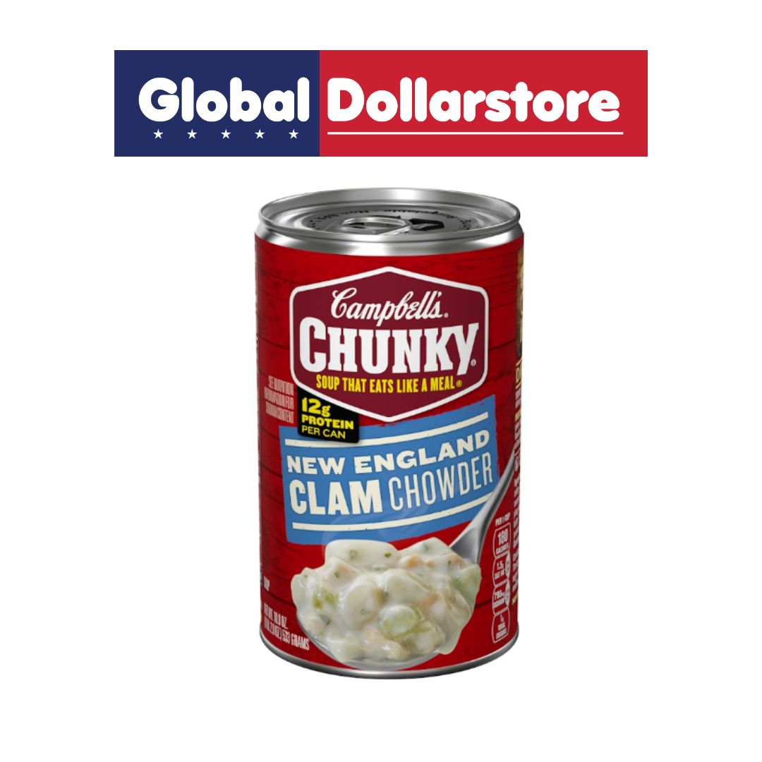 CAMPBELL'S SOUP CHUNKY H/R N.E CLAM CHOWDER 12/18.8 OZ/12