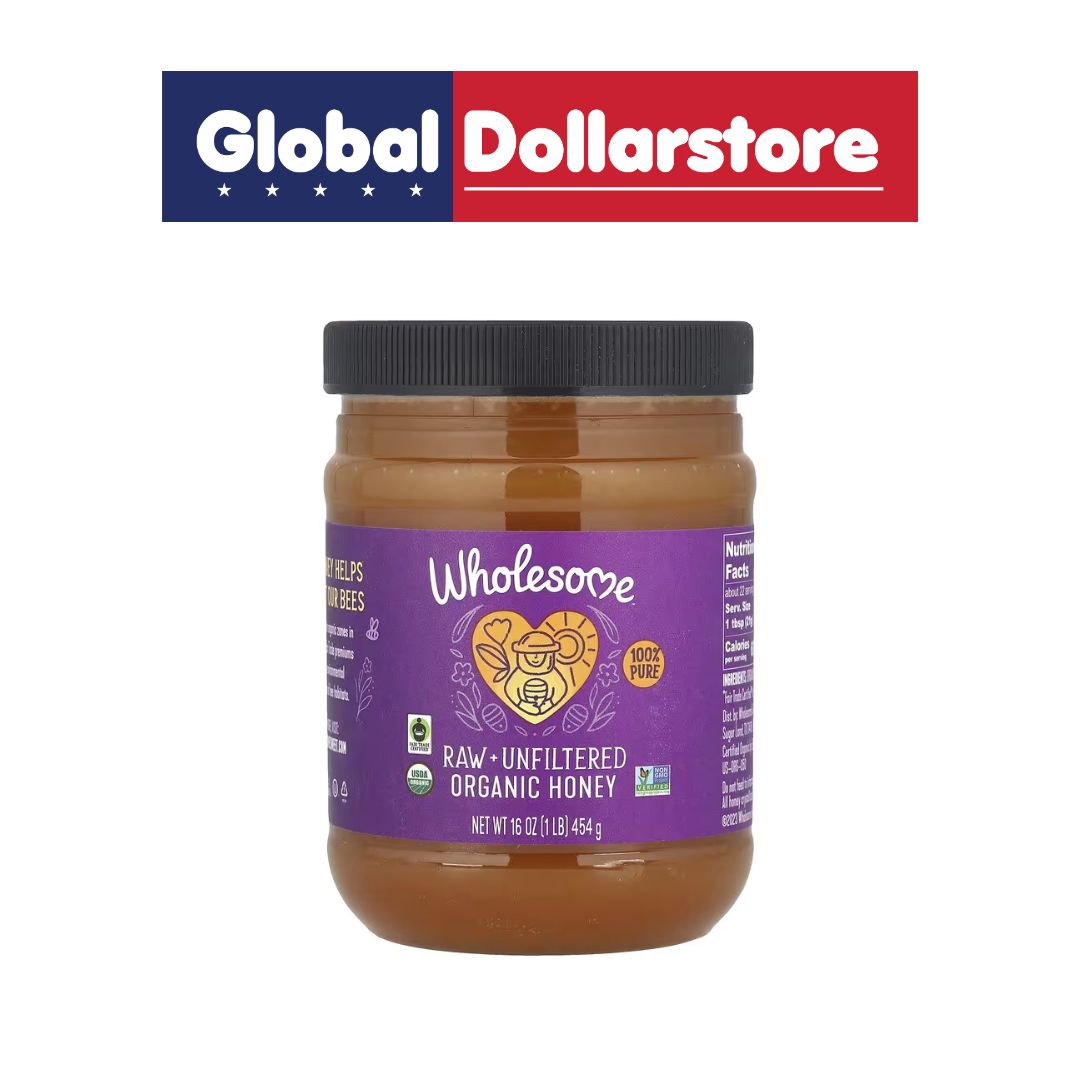 WHOLESOME S ORGNC RAW HONEY 16OZ/6