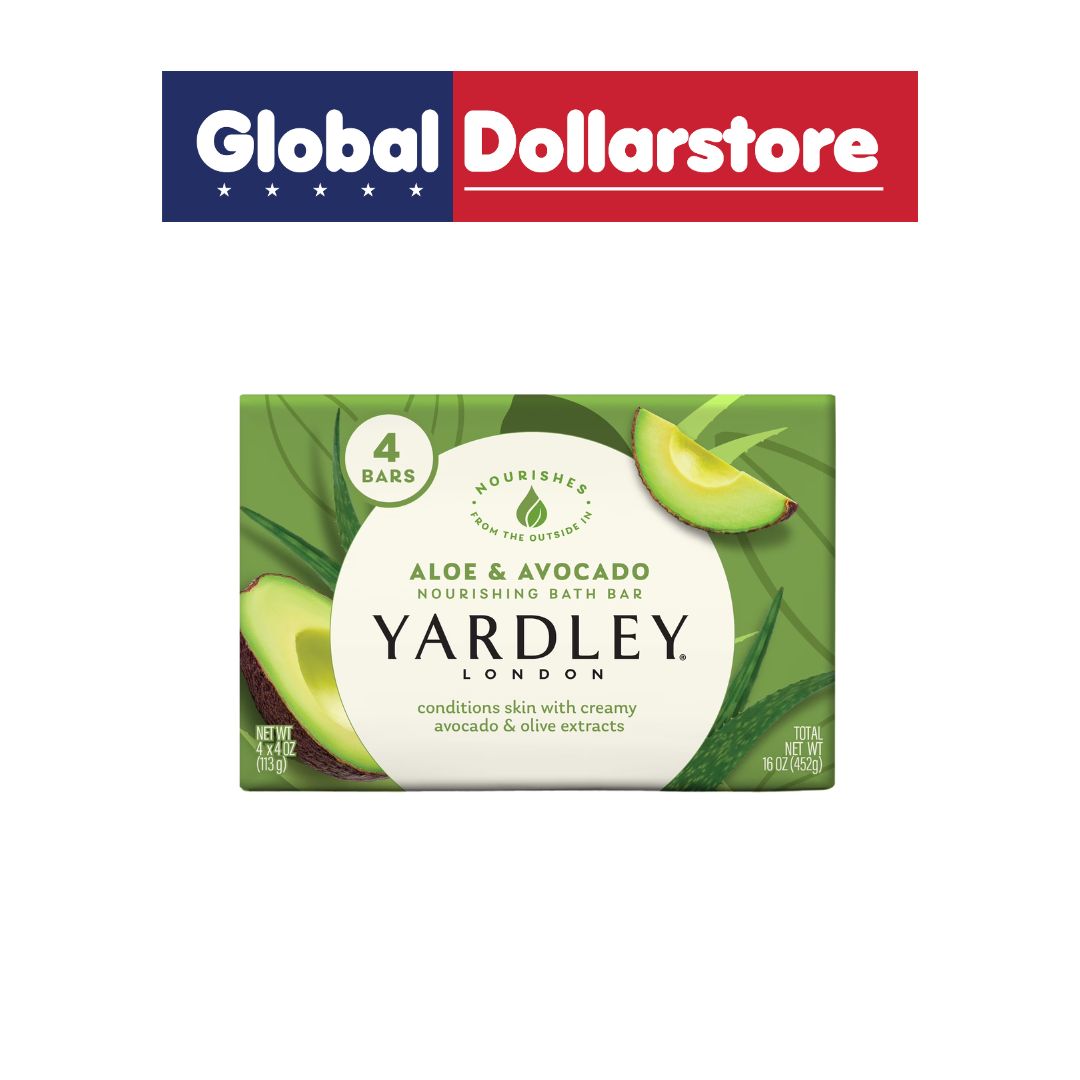 YARDLEY BAR SOAP ALOE & AVOCADO 4OZ/24