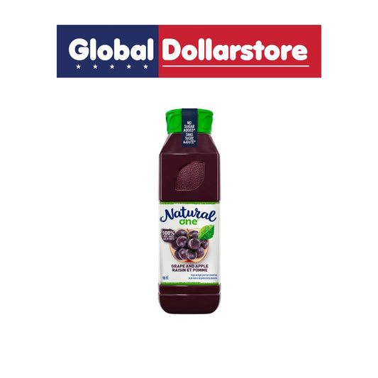 NATURAL ONE MAINSTREAM GRAPE APPLE JUICE 900ML/6