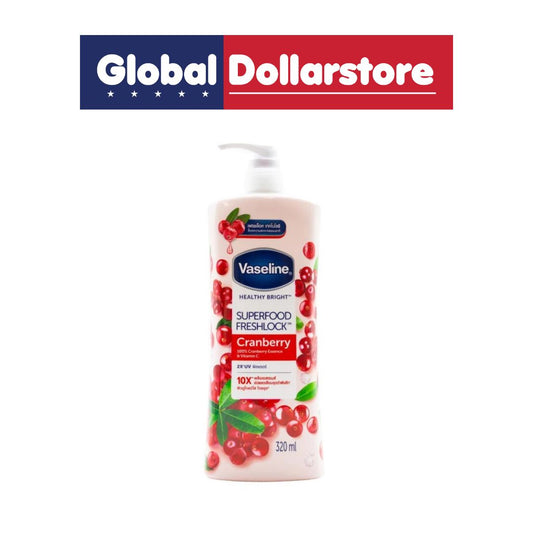 VASELINE LOTION SUPERFOOD CRANBERRY 320ML/12