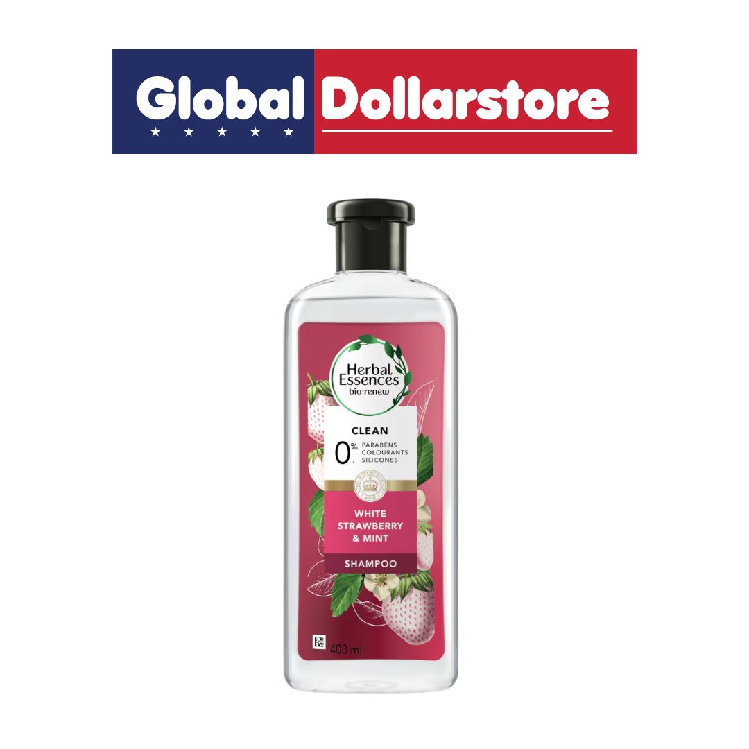 HERBAL ESSENCES BIO RENEW WHITE STRAWBERRY & SWEET MINT 400ML/6