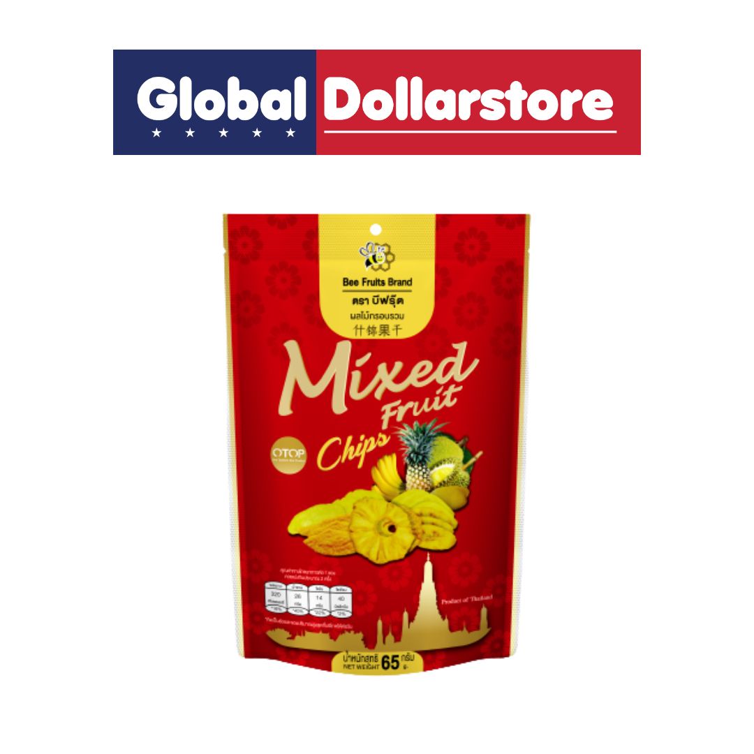 BEE FRUITS MIXD FRUIT CHIPS 65G