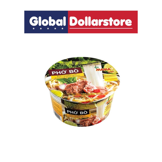 MAMA INTANT RICE NOODLES PHO BO BEEF 65G