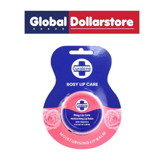 CURALENE ROSY LIP CARE MOISTURISING LIP BALM 17G/12