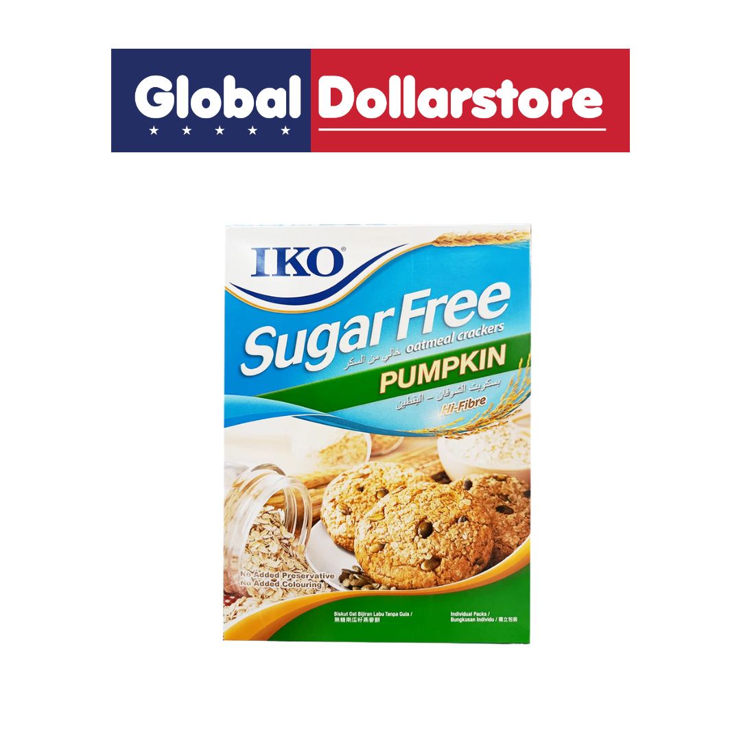 IKO SUGAR FREE CRACKER PUMPKIN 178G/12