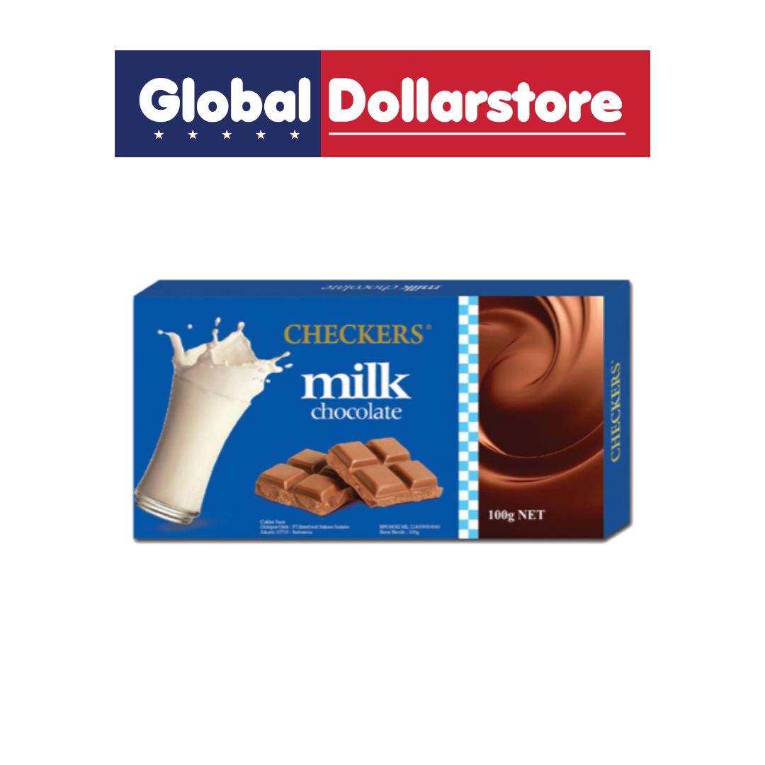 CHECKERS MILK CHOCOLATE 100G/40
