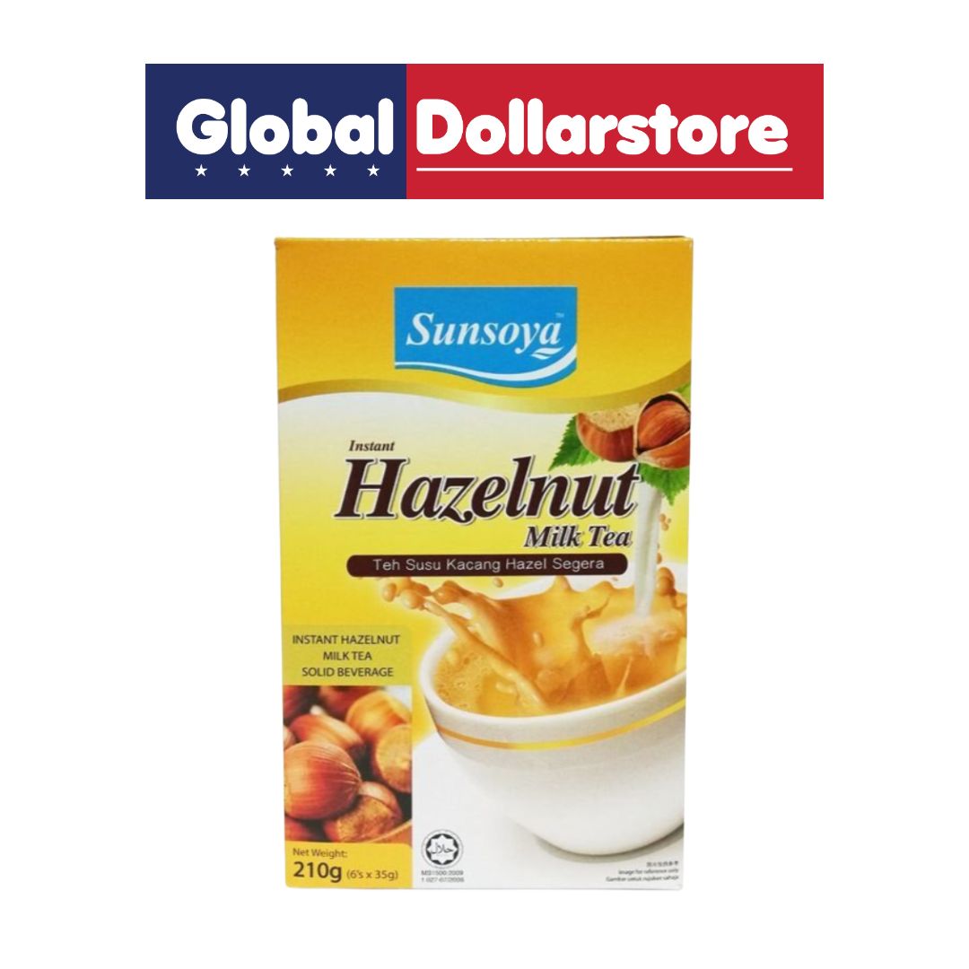 SUN SOYA MILK TEA HAZELNUT 6'S 210G/12