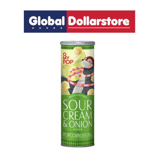 OMYPOP POPCORN SOUR CREAM&ONION 70G/12
