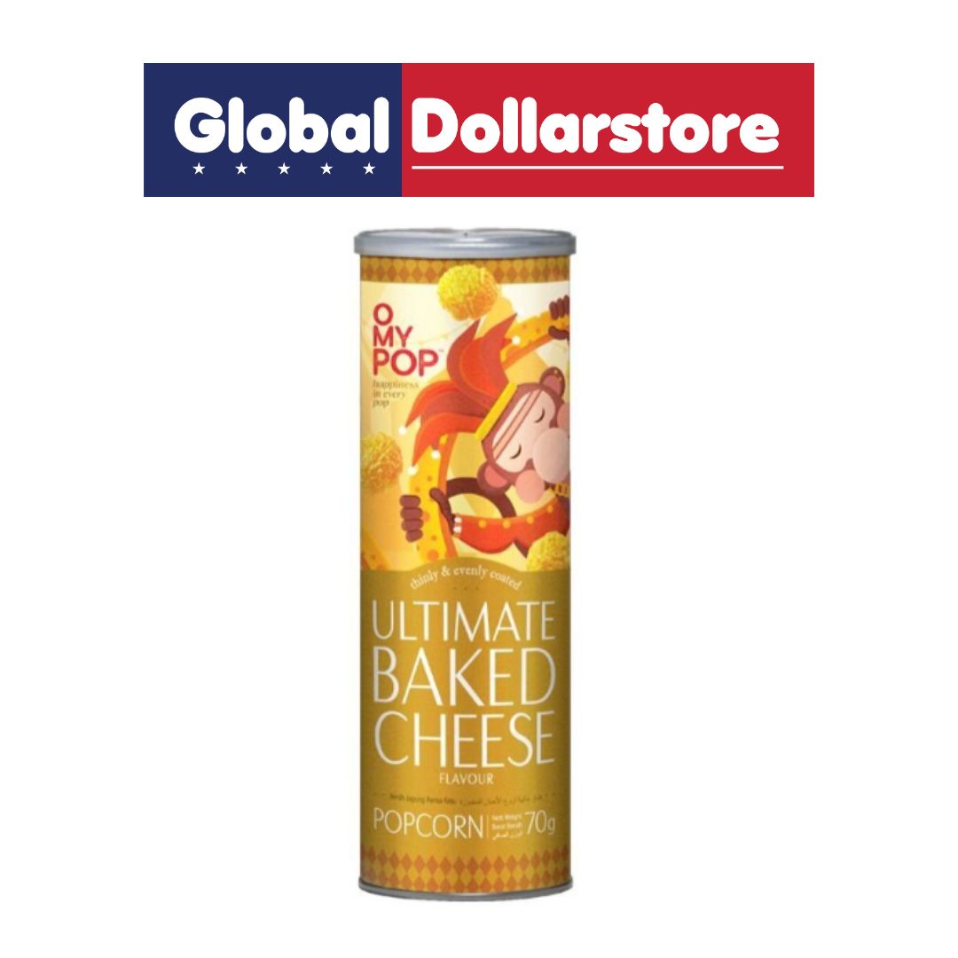 OMYPOP POPCORN BAKED CHEESE 70G/12