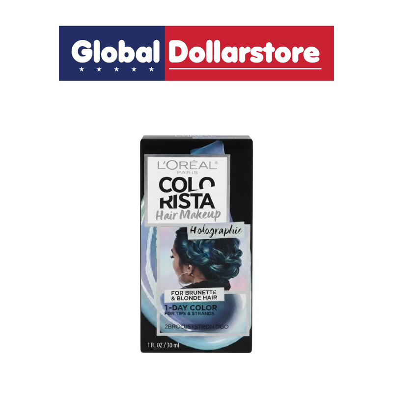 L'Oréal Colorista Holographic hair color product featuring a shimmering holographic effect for creating eye-catching, multidimensional hair looks.