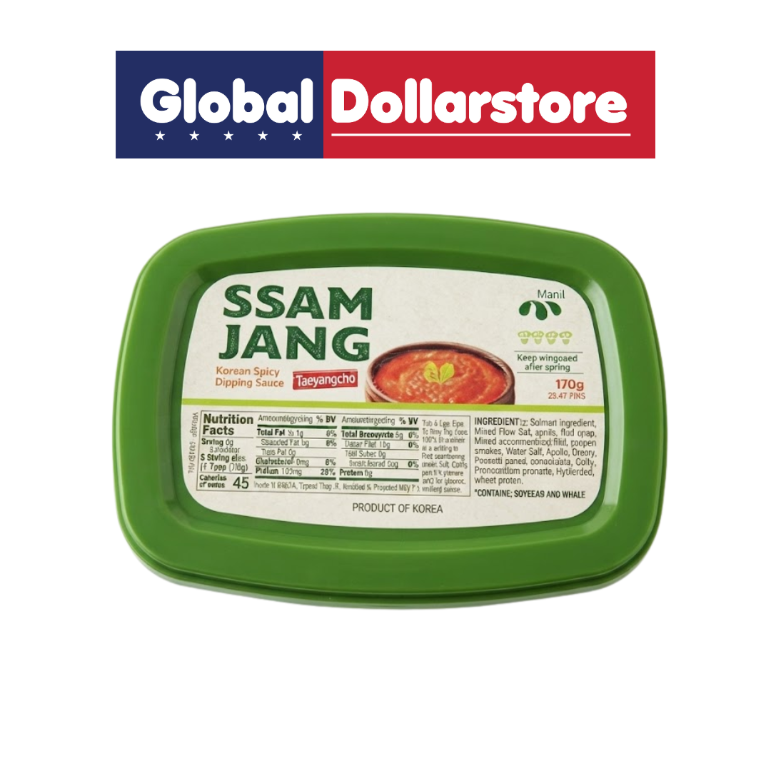 Maeil Soy Bean Paste Ssamjang featuring a savory Korean fermented soybean paste with rich, umami flavor, perfect for dipping grilled meats, wrapping with lettuce, seasoning vegetables, or adding authentic Korean taste to everyday dishes.