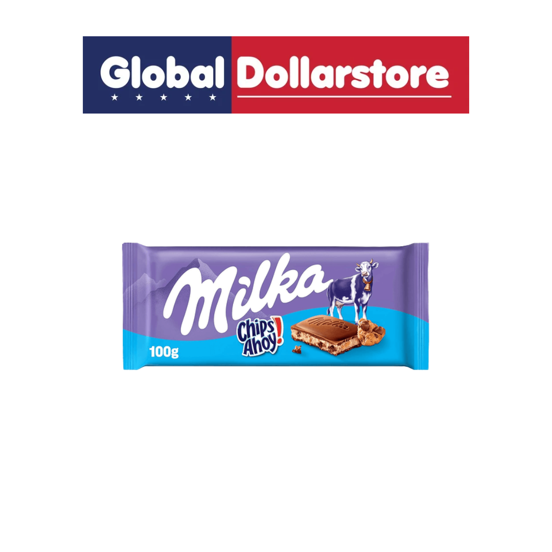 Indulge in the perfect blend of creamy Milka chocolate and crunchy Chips Ahoy cookies. This delightful combination delivers rich cocoa flavor with satisfying cookie pieces in every bite. Ideal for chocolate lovers seeking a premium snack experience.

Perfect for sharing, gifting, or treating yourself to a moment of indulgence. Premium quality chocolate meets beloved cookie crunch—a timeless pairing you'll reach for again and again.