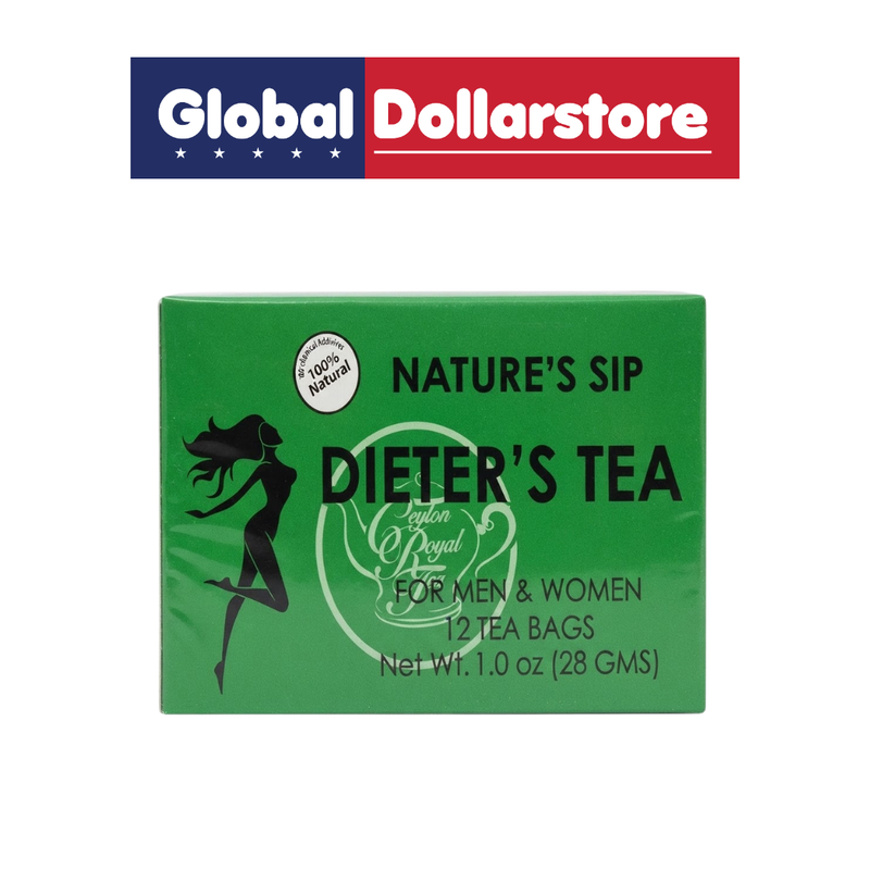 Nature's Sip Dieter's Tea 1 oz in a convenient package, offering a herbal tea blend designed for a refreshing beverage option that can be enjoyed as part of a balanced daily routine.