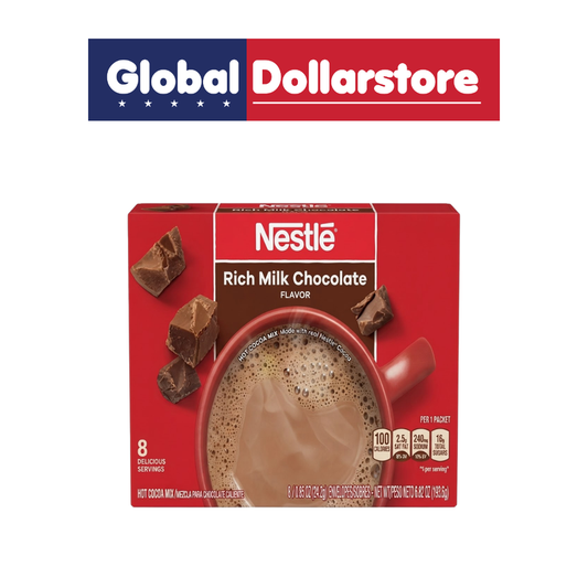 Nestle Rich Milk Chocolate featuring a smooth, creamy chocolate taste in a convenient package, perfect for enjoying as a sweet treat, dessert, snack, or indulgent chocolate break.