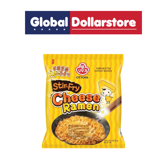 Ottogi Original Stir-Fry Noodles pouch featuring chewy noodles with a savory stir-fried flavor, presented in convenient Korean instant noodle packaging with distinctive Ottogi branding.