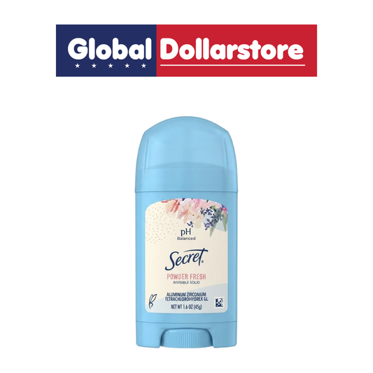 Secret Powder Fresh deodorant with a clean, powdery scent, designed to provide long-lasting freshness and odor protection for everyday confidence.