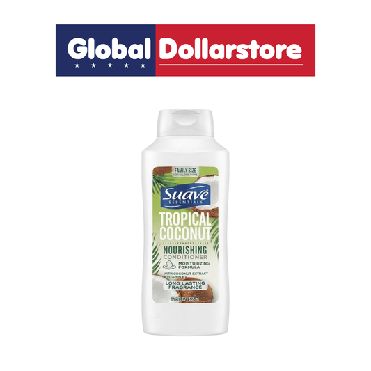 Suave Ocean Breeze Conditioner with a refreshing ocean-inspired formula that helps moisturize, smooth, and detangle hair for a soft, manageable finish.